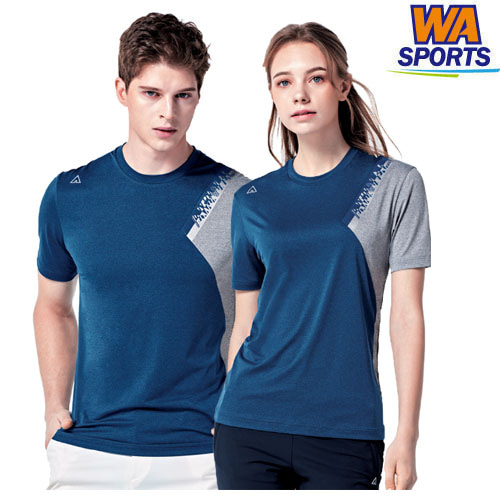 에어워크 스판 라운드 티셔츠 0037 블루